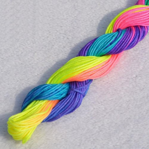 10meters 0.8mm 1.0mm Nylon Cord Thread Chinese Knot Macrame Cord racelet  Braided