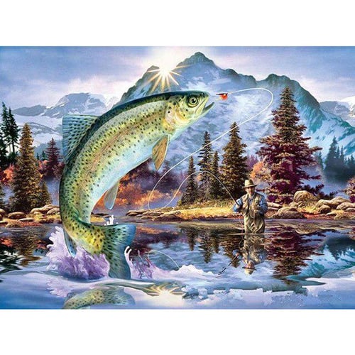5D Diy Daimond Painting Full Fishing Pictures Rhinestones Diamant Mosaic  Diamond Embroidery - buy 5D Diy Daimond Painting Full Fishing Pictures  Rhinestones Diamant Mosaic Diamond Embroidery: prices, reviews