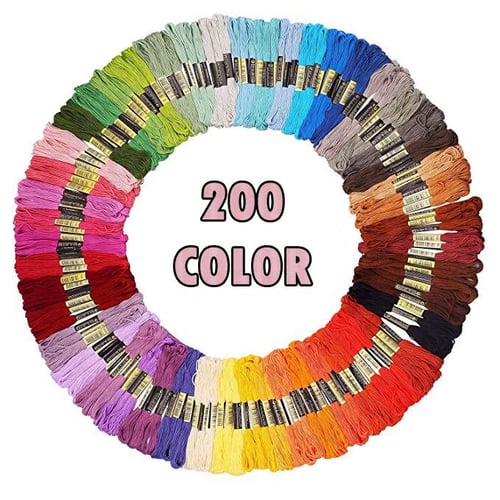 Rainbow Color Embroidery Cross Stitch Threads Bracelets Crafts Floss  155/200/250 - buy Rainbow Color Embroidery Cross Stitch Threads Bracelets  Crafts Floss 155/200/250: prices, reviews