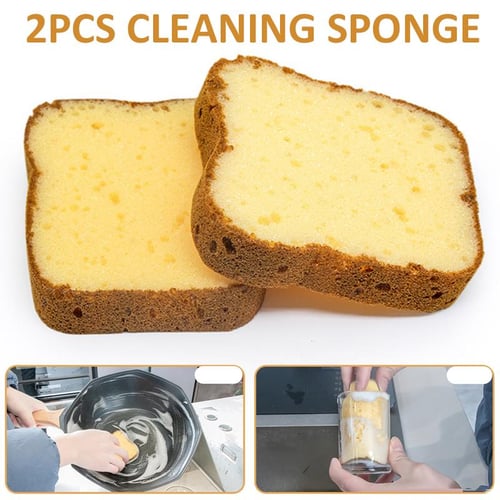 Creative Toast Shape Dish-washing Sponges Kitchen Cleaning Accessories