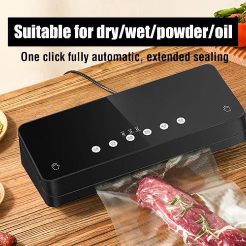 Food Vacuum Sealer Machine Food Plastic Bag Sealer Film Sealer EU Plug  Vacuum Packer With 10pcs Food Vacuum Bags Kichen Tools