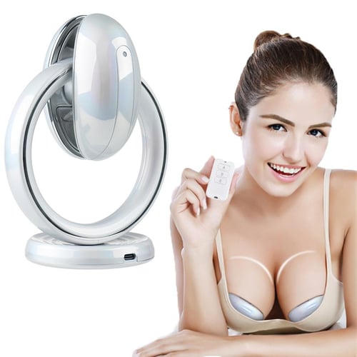 EMS Red LED Light Pulsed Micro-current Vibration Breast Massager