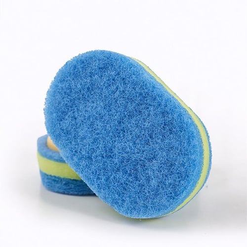 Kitchen Bathroom Sponge Handle Cleaning Brush Tile Glass Cleaning Sponge  Ceramic Window Slot Clean Brushes Tools