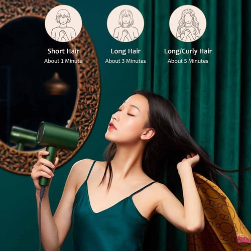 Xiaomi SHOWSEE Anion Hair Dryer Portable Diffuser For Hair Dryer Ion  Professional Hairdressing Blow Dryer 1800W Blower Hairdryer