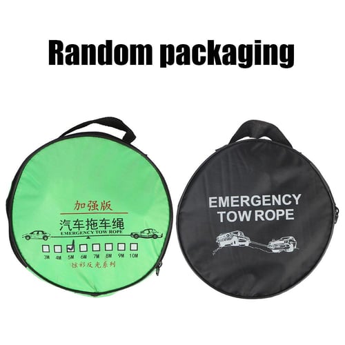 5M Tow Strap With Hooks High Strength Nylon For Heavy Duty Car