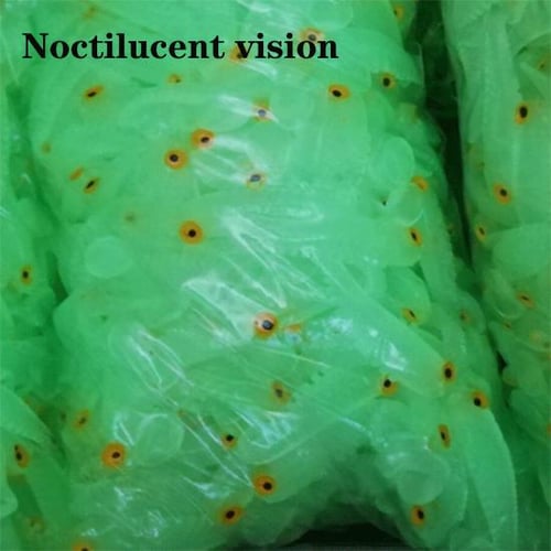 10pcs/lot 55mm Soft Rubber Bait Fishing Lure Jig Wobbler Soft Worm