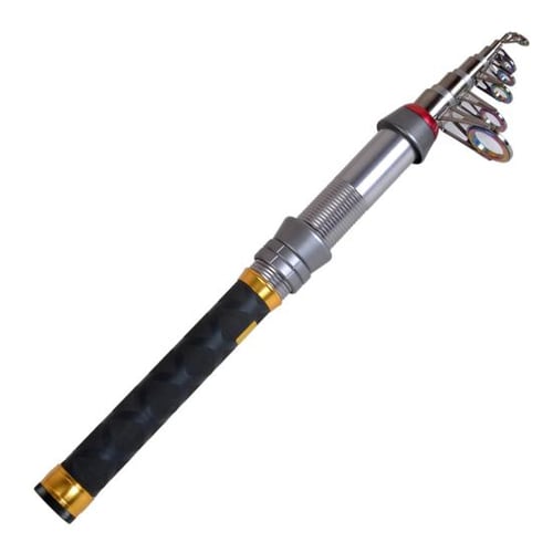 Spinning Rod 1.8m-2.7m Telescopic Fishing Rod with Metal Reel Seat