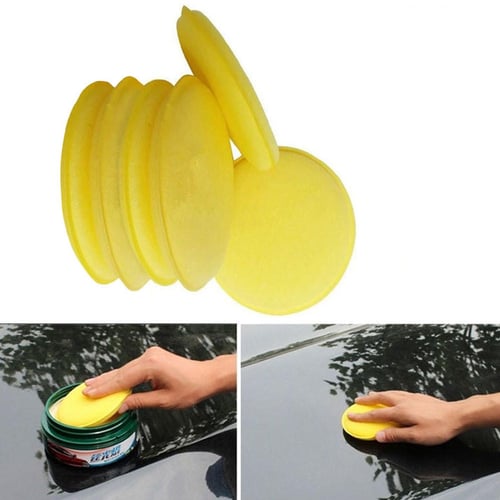 10Pcs Car Ceramic Coating Sponge Glass Nano Wax Coat Applicator Polishing  Pads 