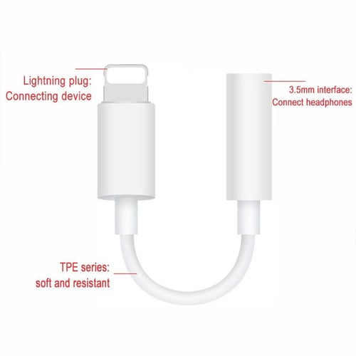 Adaptador Lightning iPhone 7 8 Plus X A Jack 3,5 Original