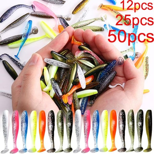 Cheap Swing Swimbait Soft Bait Soft Artificial Silicone Lure Multicolor  Fishing Lure Fishing
