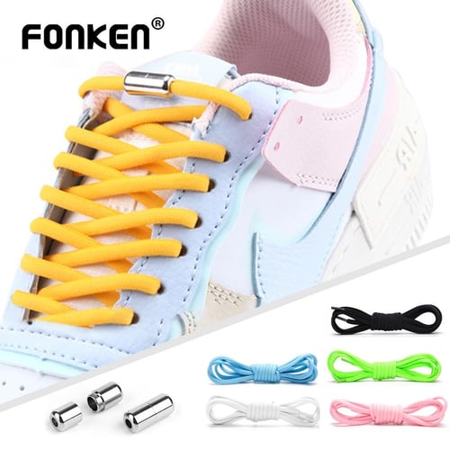 Colored No Tie Shoelaces, Flat Shoelaces For Kids and Adult, Lazy