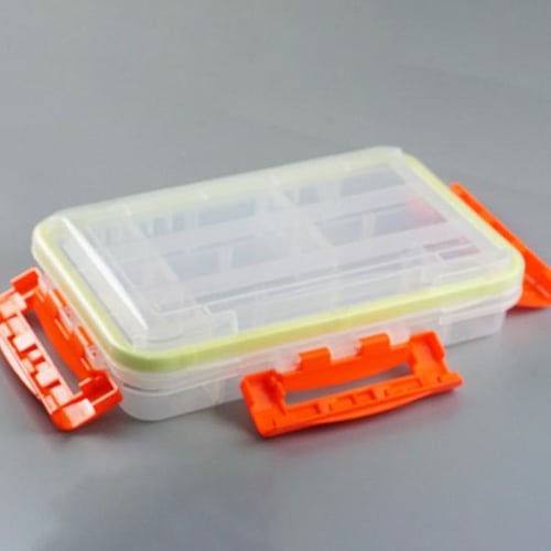Waterproof Transparent Fly Lure Box Storage Container Organizer