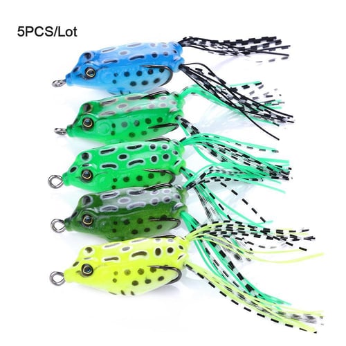 5pcs/Lot Soft Frog Fishing Lures Double Hooks Artificial Minnow Crank Soft Bait  Fishing Tackle - buy 5pcs/Lot Soft Frog Fishing Lures Double Hooks  Artificial Minnow Crank Soft Bait Fishing Tackle: prices, reviews