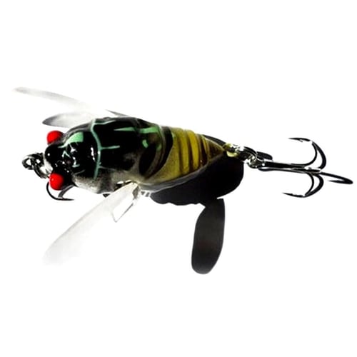 1Pc Cicada Bass Insect Fishing Lures 4Cm Crank Bait Floating