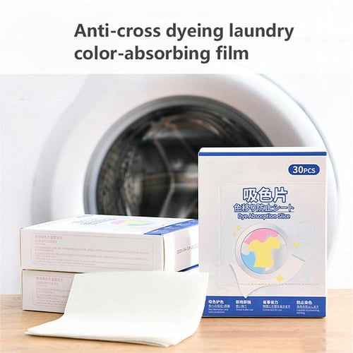 1~5PCS Laundry Detergent Tablet Sheet Washing Wipe Washing Machine Tide  Color Catcher Grabber Sheet Bubble Cloth Anti Dyed Home