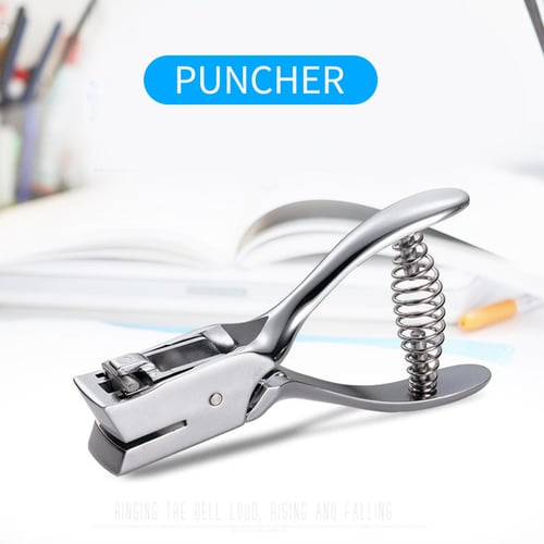 KW-trio 6-Hole Paper Punch Handheld Metal Hole Puncher 5 Sheet Capacity 6mm  for A4 A5 B5 Notebook 