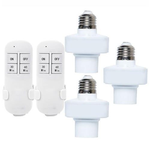 E27 Wireless Remote Control Light Lamp Socket Bulb Base Adapter