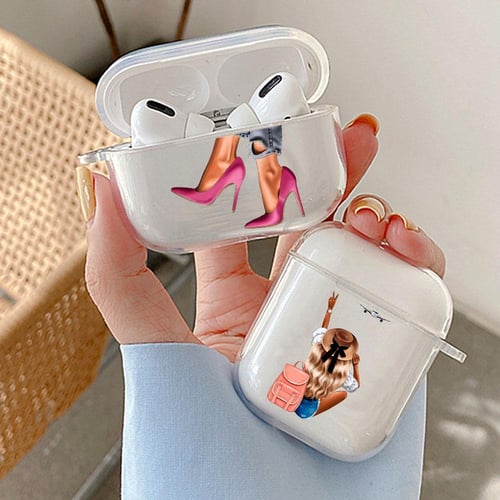 For airpods protective case luxury iPhone earphone soft shell airpods 3, airpods  pro, airpods 1/2 earphone shell 
