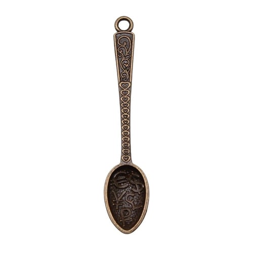 4Pcs Rich Spoon Charms Jewelri Pendant Antique Bronze Color 12X57mm - buy  4Pcs Rich Spoon Charms Jewelri Pendant Antique Bronze Color 12X57mm:  prices, reviews