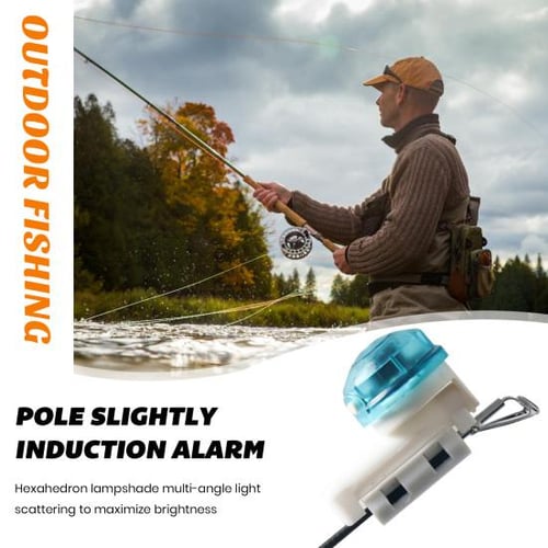 2PCS Fishing Rod Light Stick, Fishing Alarm Bell with CR425