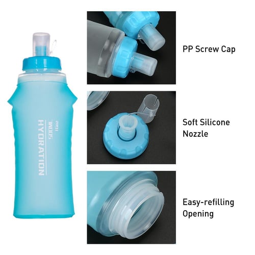 Soft Bottle TPU Folding Soft Flask Sport Water Bottle Running