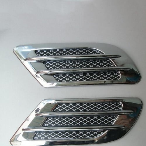 2Pcs Car Side Air Vent Modification Ventilation Grille Cover Side Air  Intake Cover Hood Decoration Car Modification - buy 2Pcs Car Side Air Vent  Modification Ventilation Grille Cover Side Air Intake Cover