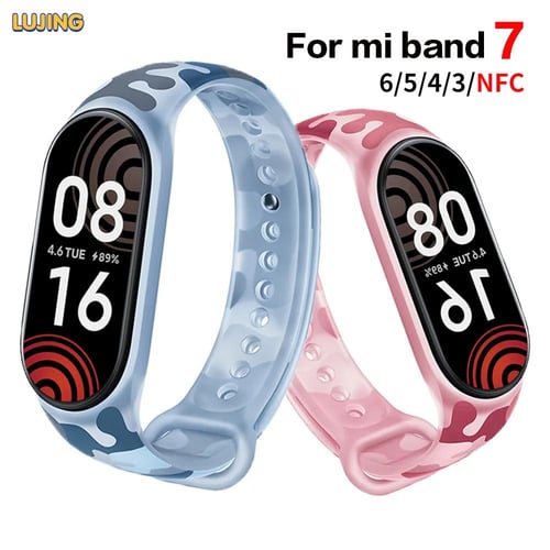 Strap For Xiaomi Mi Band 7 8 6 5 4 3 Silicone Wristband Bracelet