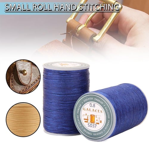 Flat Waxed Sewing Line Thread Leather Cords For DIY Hand Stitching Thread  Crafts