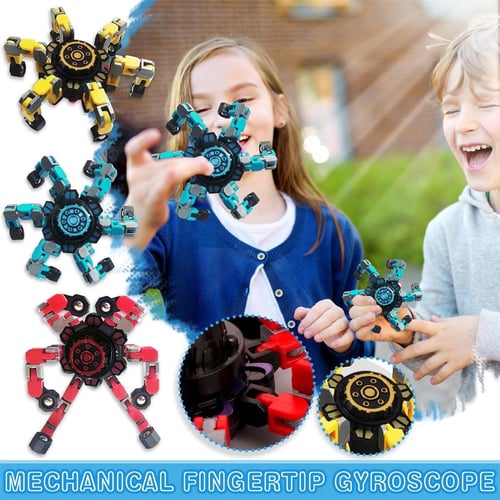 Mechanical Fingertip Spinner DIY Deformable Stress Relief Toy Transformable  Creative Gyro Toy for Kids Fingertip Spin Top - Realistic Reborn Dolls for  Sale