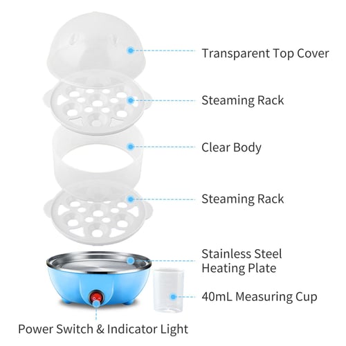 6 Cells 3-in-1 Penguin-Shaped Egg Holder, Cook, Store, and Serve Soft or  Hard Boiled Eggs – Rayane's Beautiful Homes