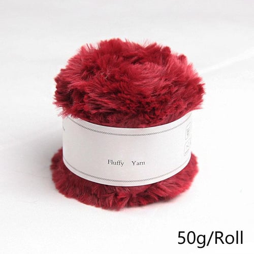 50G/Roll Imitation Mink Wool Yarn For Knitting Faux Fur Sweater