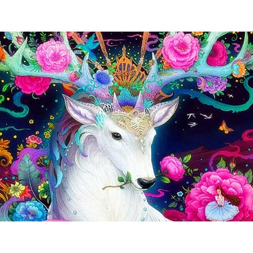 Diamond Painting 5D Animal Deer Diamond Art Cross Stitch Picture