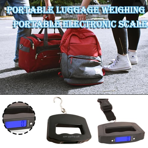 Portable LCD Digital Hanging Scale Luggage Suitcase Baggage Weight
