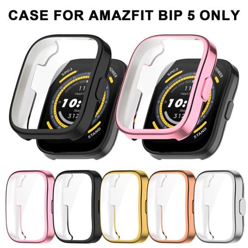 Comprar PC+Tempered Glass Protective Case For Huami Amazfit Bip 5 Bip5 Full  Screen Protector Shell