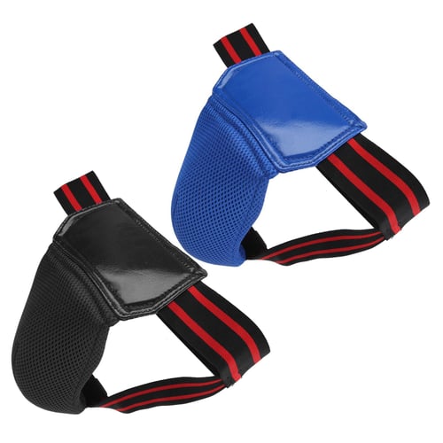 Groin Protector, Comfortable Groin Guard With Adjustable Elastic Band For  Boxing Muay Thai For Kickboxing And MMA Fighting Blue