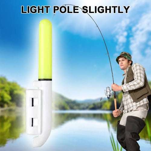 Night Fishing Rod Tip Alert Lamp LED Induction Fishing Fish Bite