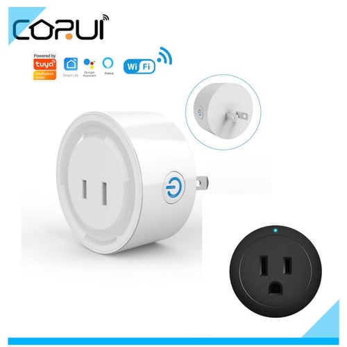 Hot Sale Tuya Smart Life 10A Smart Plug Us Smart WiFi Plug Socket