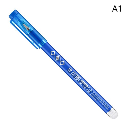 5 Washable And Erasable Gel Pen Refills 0.5 Mm With Magic Handle