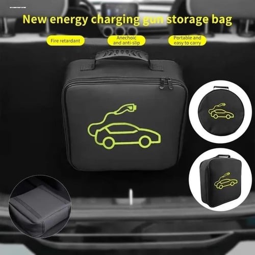 For AVATR 11 2023 2024 EV Car Portable Charging Cable Storage Carry Bag  Waterproof Retardant Trunk Storage Box Auto Accessories - buy For AVATR 11  2023 2024 EV Car Portable Charging Cable