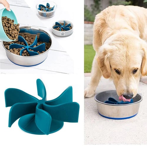 2 Silicone Slow Feeder Dog Bowl Snuffle Mat Cat Licking Puzzle Toy