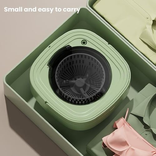 1 Set Foldable Mini Washing Machine Low Noise Energy-saving Compact Size Underwear  Socks Clothes Small Washer Bathroom Supplies - buy 1 Set Foldable Mini Washing  Machine Low Noise Energy-saving Compact Size Underwear