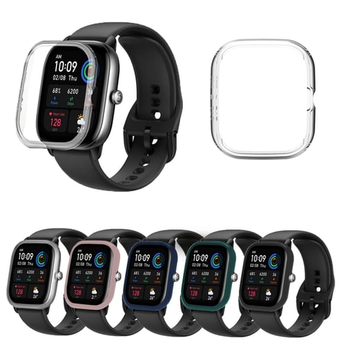 For Amazfit GTS 4 Mini Smart Watch Case Cover Plating TPU Frame Protector  S-hell For Amazfit GTS 4 Mini Bumper Cases - buy For Amazfit GTS 4 Mini  Smart Watch Case Cover