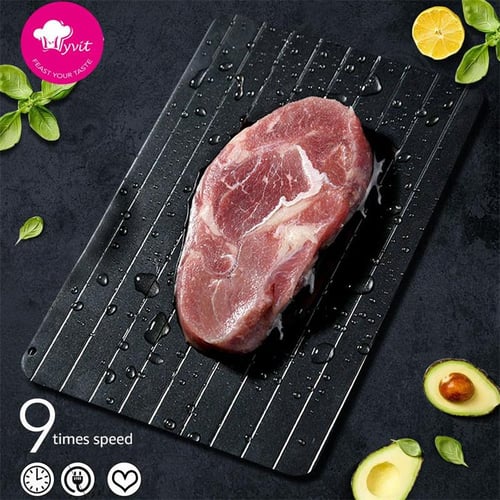Fast Defrost Tray Thaw Froze Food Meat Fruit Quick Defrosting Plate Board  Defrost Plate Kitchen Gadget Tool - buy Fast Defrost Tray Thaw Froze Food  Meat Fruit Quick Defrosting Plate Board Defrost