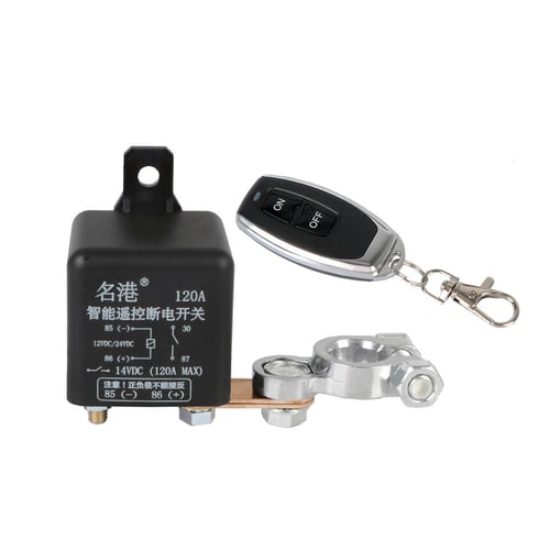 Remote Battery Isolator Switch, Dc12v 120a/200a Anti-theft Upgrade