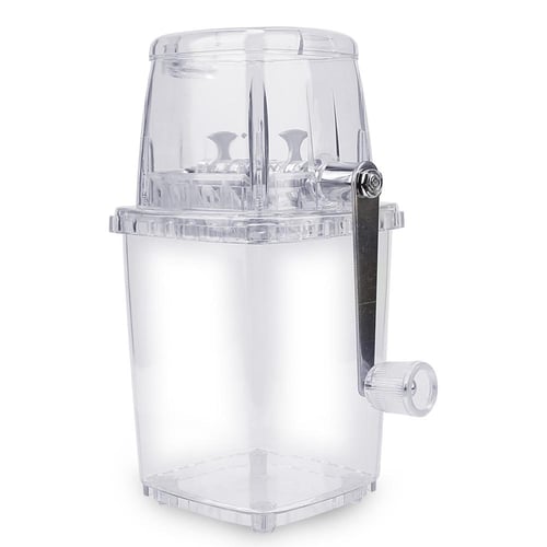 Manual Ice Crusher Household DIY Ice Crusher Rotary Ice Crusher Ice Cube  Cutter Portable Ice Machine