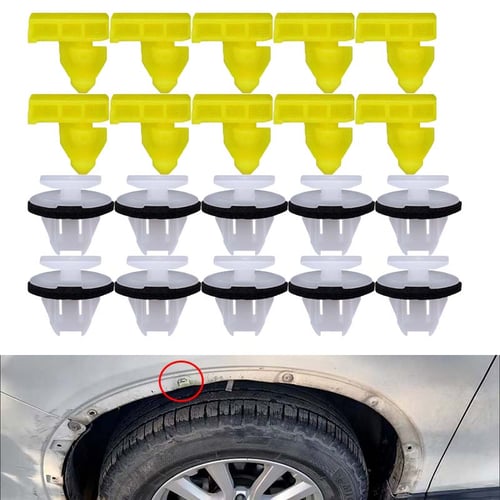 10x Front Wheel Arch Flare & Trim Moulding Clips for some Nissan Juke,  X-Trail