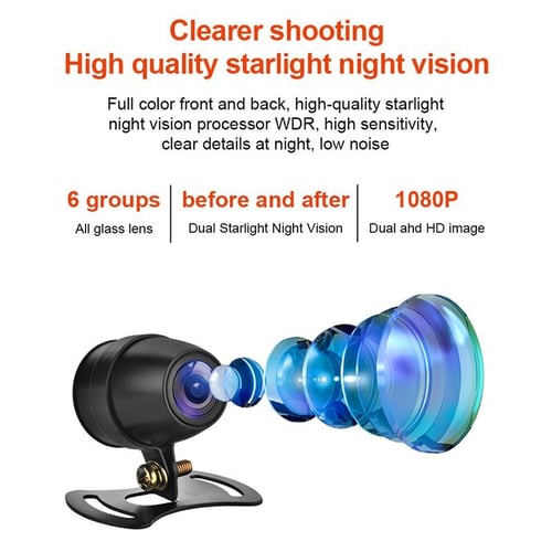 dual lens 1080p gps waterproof ip67