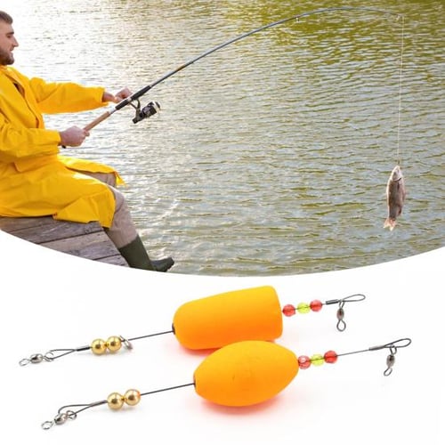 Fishing Bobbers Weighted Popping Floats Vibrant Color Strong