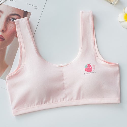6 Pieces Of Girls' Bras With Chest Pads And No Steel Ring Underwear For  Youth Training Bras - buy 6 Pieces Of Girls' Bras With Chest Pads And No  Steel Ring Underwear
