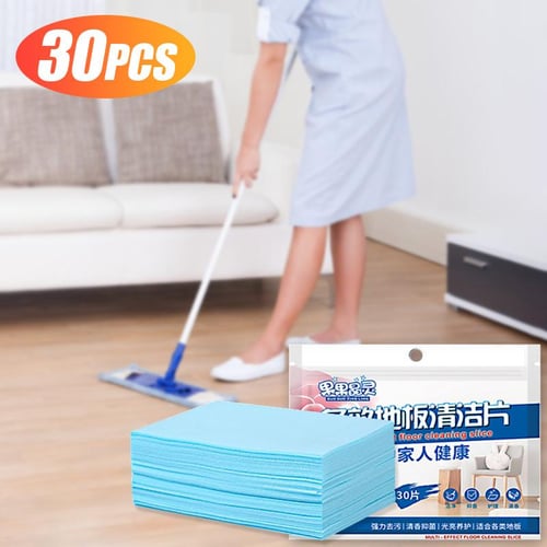 30/60/90pcs Floor Cleaner Cleaning Sheet Mopping The Floor Wiping Wooden  Floor Tiles Toilet Cleaning Household Hygiene